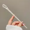 Grampo de cabelo de flor de magnólia, grampo de cabelo de estilo antigo, acessório de cabelo Hanfu, acessório de cabelo de cheongsam para mulheres, grampo de metal com pérola e franja, grampo de cabelo de jade
