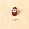 Broche navideño de dibujos animados, bonito broche de metal con forma de alce, ideal como regalo decorativo para hombres y mujeres.