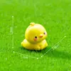 Figuritas de patos rojos lindas en miniatura para microjardinería, jardinería y accesorios de decoración DIY