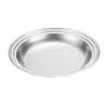 Bandeja de Cozimento a Vapor de Aço Inoxidável, Versão Espessada, Bandeja de Cozimento a Vapor Multifuncional Específica para Wok, Bandeja de Cozimento a Vapor em Banho-Maria Doméstica para Pães, Bandeja de Cozimento a Vapor Redonda Atacado