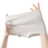 Venta Directa de Fábrica de Ropa Interior de Algodón de Color Clase A para Mujer, Calzoncillos tipo bóxer 10A Antibacterianos Transpirables de Cintura Media, Cómodos Sin Costuras con Entrepierna Extendida