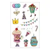 Nuevo Sticker de Tatuaje de Dibujos Animados Impermeable Original Lindo Niños Princesa Sueño Sticker de Tatuaje de Dibujos Animados Sticker de Tatuaje Divertido