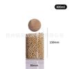 Frasco de Almacenamiento de Vidrio de Borosilicato de Alta Calidad con Forma de Bola, Diámetro de 90 mm, con Tapón de Corcho para Almacenamiento en la Cocina de Granos, Té y Tisanas