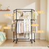 Estante Giratorio Multifuncional de 360 Grados para Secar Ropa en el Dormitorio, Balcón, de Pie, Perchero