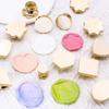 Varias Cabezas de Cobre para Sello de Cera en Blanco, Formas Redondas y Cuadradas, Múltiples Cabezas de Cobre para Sello de Cera, Superficie Lisa, Cabezas para Sello de Cera de Alta Calidad, Diseño Hermoso