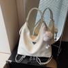 Bolso Tote Transfronterizo Versátil para Mujer 2024 Nuevo Mochila de Alta Gama y Alta Capacidad Bolso Bandolera Retro para el Hombro