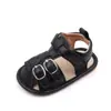 Sandálias Sapatos Antiderrapantes de Borracha para Bebês e Crianças Pequenas de Verão para Homens e Mulheres Sapatos de Bebê Estilo Britânico BBW4010