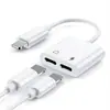 Cable Adaptador de Audio Dos en Uno para Teléfono Móvil Apple Aplicable Transfronterizo Convertidor de Llamada de Audio Adaptador de Auriculares de Carga