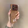 Adequado para capa de celular Apple 17 Pro Max, cobertura total, à prova de quedas, iPhone 16, design sem colisão, 15, padrão floral marrom de nicho