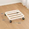 Carrinho de Chapa de Ferro Carrinho Tartaruga Carrinho Plano Pequeno Carrinho de Quatro Rodas Basculante Carrinho de Carga Reboque de Manuseio Rodízios de Alta Resistência Baixo Ruído