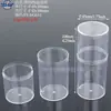 Caixa de PS de Alta Transparência, Caixa Redonda à Prova de Poeira para Miniaturas, Caixa de Exibição para Brinquedos GPPS, Caixa para Coleção de Caixas Surpresa Lego
