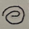 Suministro de comercio exterior 40 cm de largo 5-6 mm Barroco de doble cara perla negra perla de agua dulce collar con cuentas DIY