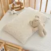 Almohada de Otoño e Invierno para Bebé de 1 a 5 Años, Almohada de Terciopelo y Algodón para Bebé, Almohada de Trigo Transpirable para Siesta de Niños de Guardería