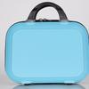 Bolsa de Maquiagem Portátil 14 polegadas com Listras Verticais Caixa de Armazenamento de Viagem Plana ABS Multicor Mini Estojo de Maquiagem Bolsa de Bagagem Estampada