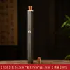 Tubo de Incienso Lacado de Sándalo Morado, Portainciensos Estilo Chino, Artesanía de Tubo de Incienso de Palo de Rosa Africano