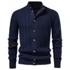 2026 Nuevo Modelo Comercio Exterior Transfronterizo Otoño e Invierno para Hombre Cardigan de Punto Casual de Negocios de Alta Calidad