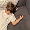 Ropa Infantil del Sudeste Asiático 2026 Nueva Camiseta de Manga Corta de Verano Top de Media Manga de Verano para Niños Mayores Elegante y Holgado
