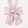 Uniforme escolar estilo japonés con cuello floral pequeño, corbata de lazo Jk, traje de marinero holgado con corbata de lazo