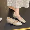 Zapatos Mary Jane Estilo Francés para Mujer, Zapatos Bajos de Una Sola Correa Retro con Punta Cuadrada, Nuevos Zapatos Versátiles de Una Sola Correa Estilo Chanel 2026 para Mujer