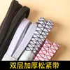 Banda elástica de goma para pantalones, banda elástica de alta elasticidad, banda elástica plana engrosada para pantalones, al por mayor