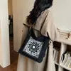 Moda Transfronteiriça 2026 Primavera Novo Bolsa de Compras com Bordado Floral Nicho Versátil Bolsa de Ombro Tendência Bolsa Transversal Bolsa Feminina
