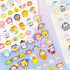 Pegatinas de Diario YTHB Pegatinas de Animales de Espuma de Dibujos Animados 3D para Decorar Diarios, Pegatinas Navideñas de Gato para Niños
