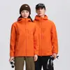 Jaqueta Softshell Feminina para Exterior Outono à Prova de Vento Esportiva Camada Única com Capuz Casaco Masculino Casual para Caminhada Montanhismo