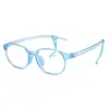 Nuevo Marco de Gafas de Moda para Niños y Niñas de 8 a 12 Años, Marco Anti-Luz Azul para Miopía para Niños, Estilo Simple Suave para Estudiantes de Primaria
