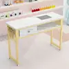 Aspiradora de Alta Potencia de Lujo Ligero Mesa y Sillas para Manicura Set de Mármol Falso Mesa para Influencer Doble Tienda de Manicura Económica