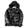 Moda de Invierno 2026 Estilo Coreano Ropa de Moda a Prueba de Frío para Parejas Chaqueta Corta Brillante Gruesa para Hombre para Exteriores