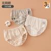 Cueca Infantil de Algodão Bambu Fina, Shorts Triângulo Cartoon 100% Algodão, Roupa Íntima Infantil, Sem Apertar nas Nádegas, Categoria A