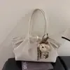 Bolsa Tote Grande de Inverno e Outono Retro Fosca Transfronteiriça para Mulheres 2026 Nova Bolsa de Ombro de Camurça Bolsa de Mão de Nicho