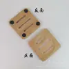 Caja de jabón de madera de bambú soporte para jabón de bambú bandeja para jabón caja de almacenamiento de baño de bambú con drenaje caja de bambú