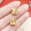 Estilo Francês Antigo Dourado Areia Contas da Paz e da Riqueza Acessórios para Pulseira de Joias Artesanais DIY Acessórios com Contas de Texto