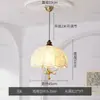 Lámpara Retro Francesa Nueva 2024 para Comedor Lámpara para Dormitorio Candelabro para Dormitorio Principal Diseñador Lámpara para Mesa de Comedor Antigua Media Lámpara para Barra