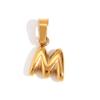 Colar Mini Bolha com 26 Letras Mais Vendido Transfronteiriço Europeu e Americano Acessórios Pingente Aço Inoxidável Ouro 18K de Alta Qualidade