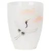 Taza de Porcelana Blanca y Arcilla de Jade con Diseños Pintados a Mano, Taza Maestra de Porcelana Blanca de Dehua, Juego de Té Kung Fu para el Hogar