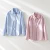 25 años primavera y verano nueva camisa de mujer fibra de bambú antiarrugas transpirable hombro manga larga camisa al por mayor una generación de cabello