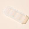 Caixa de medicamento portátil de 3 grades pequena para idosos, caixa de medicamentos conveniente para idosos, caixa pequena transparente de plástico bonito em estoque