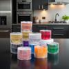 Coloridas Cápsulas de Papel para Magdalenas de Papel de Aluminio Grueso, Dorado y Plateado, Resistentes a Altas Temperaturas y a Prueba de Aceite