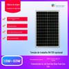 Painel Solar Personalizado 18V10W-60W Painel Solar de Silício Monocristalino Policristalino Laminado com Moldura de Alumínio