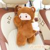 Peluche de Mono de Dibujos Animados Colgante para Coche Caja de Pañuelos Muñeca Bolsa de Pañuelos para Coche Caja de Papel de Doble Uso para el Hogar y el Coche
