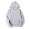 Moletom com capuz de cor sólida 220g para homens e mulheres, moletom com capuz casual transfronteiriço novo e da moda, solto e versátil