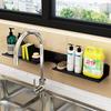 Estante de Almacenamiento para Baño Mesa de Lavado Inodoro Suministros para Inodoro Almacenamiento Delantero con Espejo Estante de Almacenamiento para Inodoro sin Perforaciones Colgante de Pared