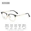 Nueva montura de gafas de aleación de metal M23-8 para hombre, montura de gafas de media montura para negocios, gafas para miopía, montura óptica, lote mixto