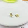 Banhado a Ouro 14K Cor Duradoura Full Diamond Micro-Inlaid Contas Espaçadoras Acessórios de Cristal Pulseira com Contas Colar Acessórios DIY Joias