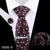 Mancuernillas cuadradas de corbata alta para hombre traje Vestido Negocios Banquete Boda Poliéster Corbata Larga Fábrica de Shengzhou