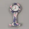 Venta al por mayor directa de fábrica, reloj de enfermera de silicona, reloj de enfermera de silicona con transferencia de agua, color del reloj de enfermera, reloj de enfermera