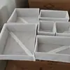 Caja de Almacenamiento de Ropa Interior No Tejida Juego de Seis Piezas Calcetines Sujetadores Bragas Organizador de Cajones Contenedor de Almacenamiento Plegable Ropa