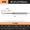 Huhao Aço de Tungstênio 4mm 55 graus Esférico Fresadora de Canal Profundo Liga Revestimento Estendido R0.2-R1.0 Pescoço Pequeno 2 Cortes R Fresadora Esférica